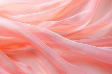 Fototapeta premium Soft coral luxury background with blurred stripes for special occasions.