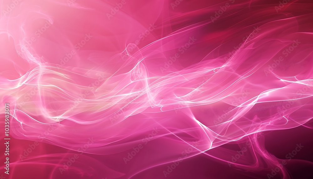 Poster abstract pink background with some smooth lines in it and some folds