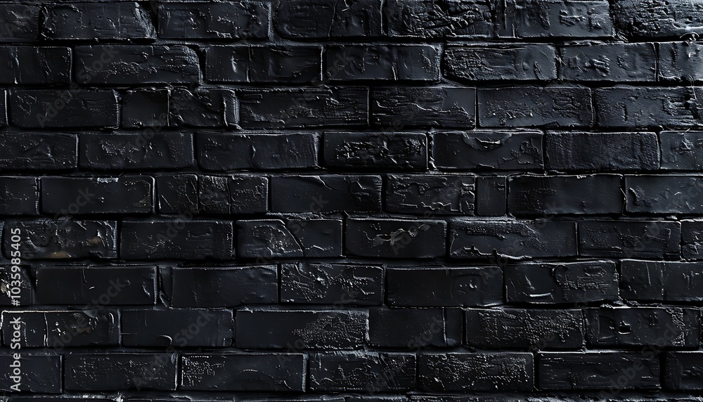 Poster black brick wall texture. abstract background for design with copy space.