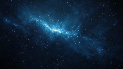 panorama dark blue night sky milky way and stars on dark background universe filled with stars nebula and galaxy celestial objects in the night sky constellations in the universe deep space wonders