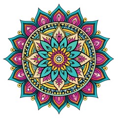 spiritual symbol round ornament