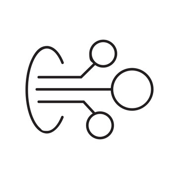 Fiber optic network cable icon