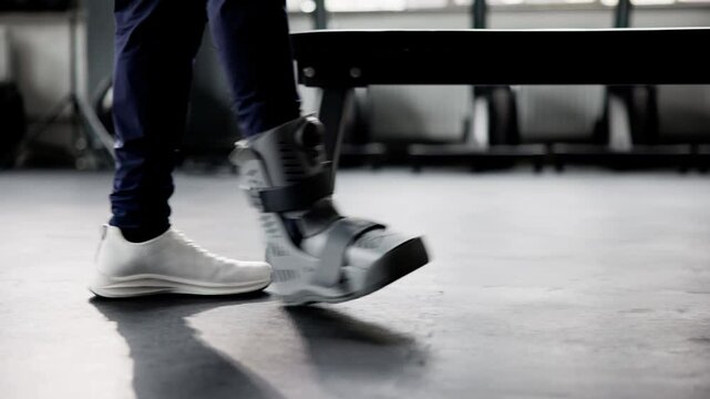 Broken Foot Leg Injury