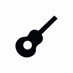 acoustic guitar icon sign vector