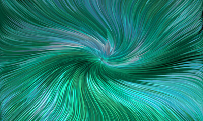 Obraz premium abstract blue aurora wave is from space ray background