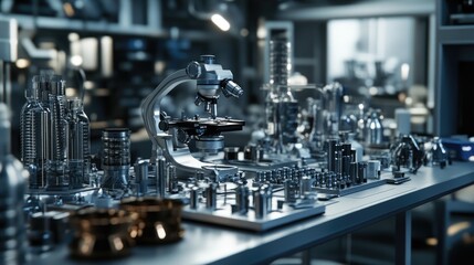 Advanced Laboratory Instruments and Equipment Setup