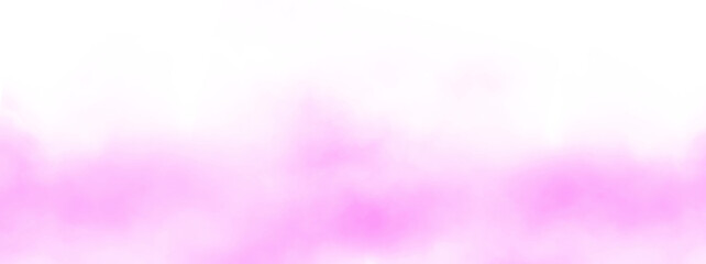 Smoke Texture overlays on transparent background. Misty effect, text or space, Design element,  Abstract Pink Color texture. Png image.
