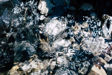 Swirly water texture