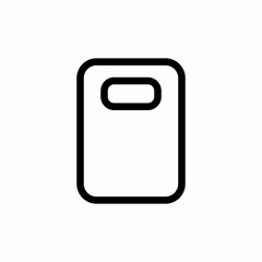 desk chopping icon sign vector