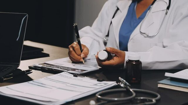 A diverse group of healthcare professionals, including doctors, nurses, and specialists, engaging in a collaborative meeting to discuss medical cases and share expertise in a hospital