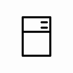 fridge kitchen icon sign vector