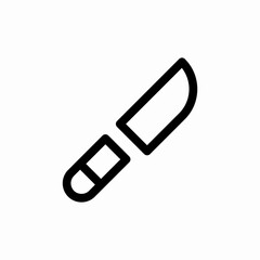 knife cut icon sign vector