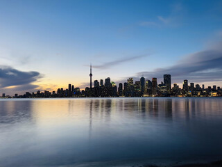 Naklejka premium city skyline