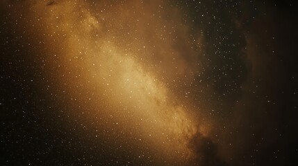 Naklejka premium Close-up of Milky way galaxy with stars and space dust in the universe, Long exposure photograph, with grain