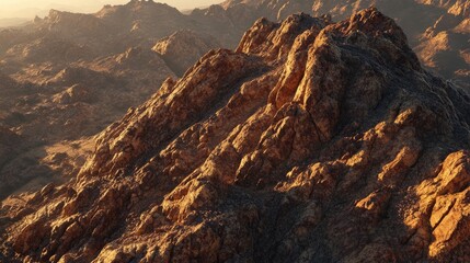Majestic Rocky Mountains Under Golden Light