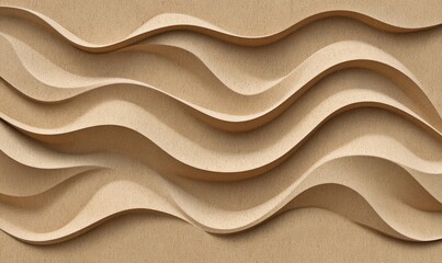 Obraz premium Seamless recycled brown kraft fiber paper background texture. Tile able cardboard or cardstock closeup pattern. Arts and crafts or product packaging high resolution creative backdrop