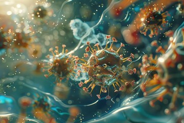 Obraz premium shape of molecules