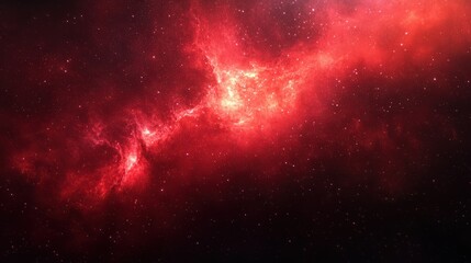 Obraz premium Red Galaxy Night Sky With Stars And Milky Way