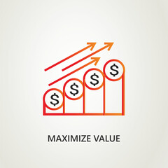 MAXIMIZE VALUE OF ASSETS ICON