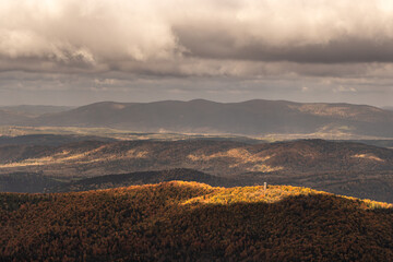 Bieszczady , jesień, góry