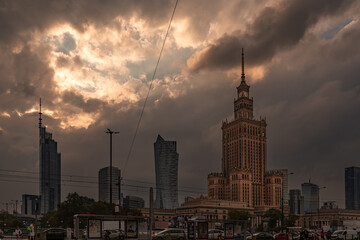 Warszawa , Pałac Kultury i Nauki, centrum