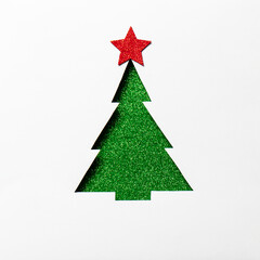 abstract christmas tree