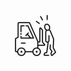 trucking service icon sign vector