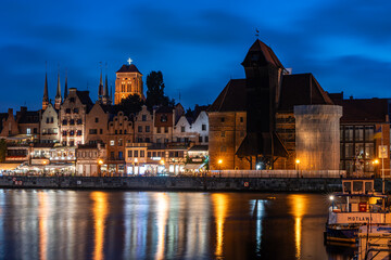 Stare miasto , Gdańsk , Żuraw, Polska © Daniel Folek