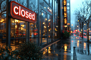 Obraz premium An office building with 