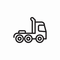 truck lorry icon sign vector