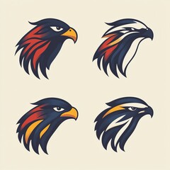 Naklejka premium classic logo layouts