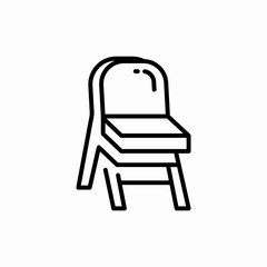 baby chair icon sign vector