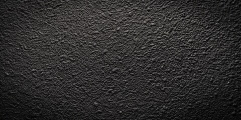Black Textured Surface, Close-Up, Dark, Rough, Texture