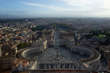 View of Piazza San Pietro
