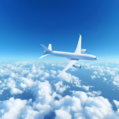 Obraz premium plane in the sky