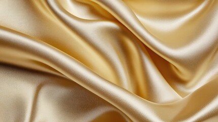 Golden Silk Fabric Texture