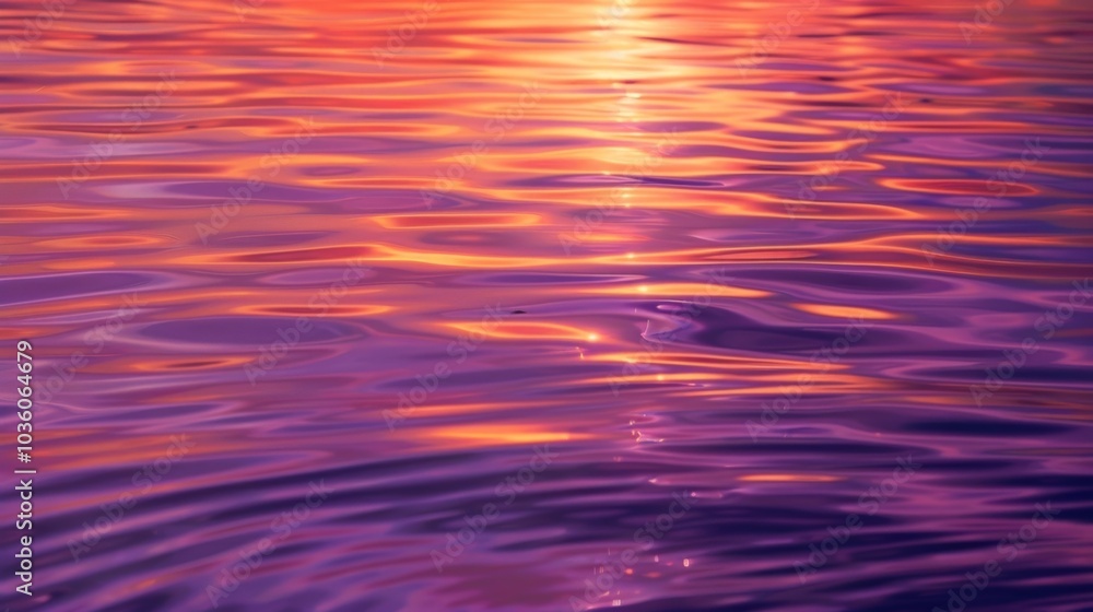 Poster layers of soft smoky purples and fiery oranges intertwine over a rippled grainy surface creating a s