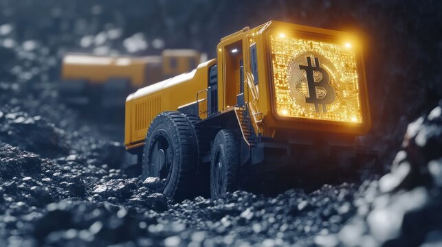 Bitcoin Mining, Saving bitcoin, producing Bitcoin and Cryptocurrency mining