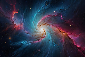 a colourful space galaxy cloud nebula star night cosmos