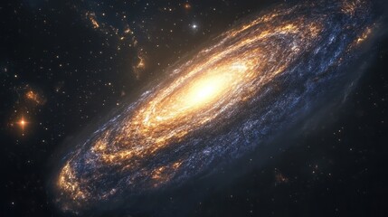 Fototapeta premium Galaxy_High_resolution_Space_background