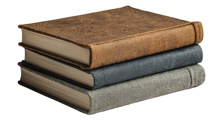 Books on transparent background, png