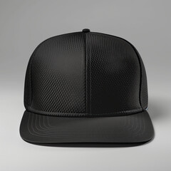 Snapback Mockup, high-end and customizable with realistic high-resolution rendering, ideal for branding, fashion design, and streetwear presentations, AI Generative