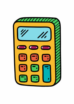 recommend clip art: Calculator Doodle Calculator Hand Drawn 
                    