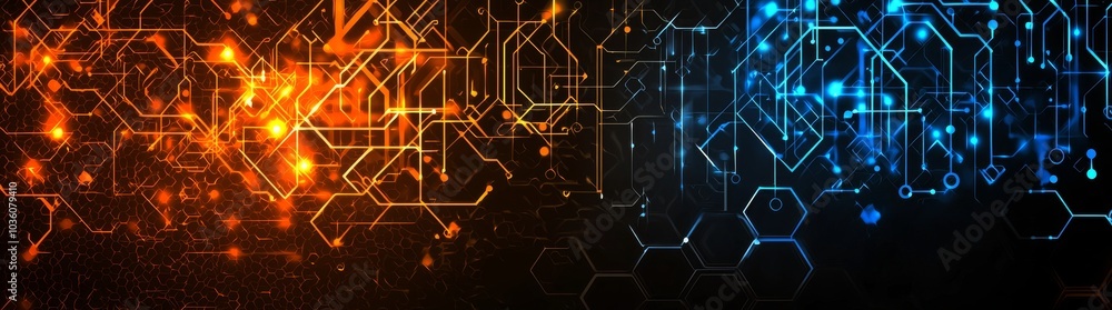 Poster this is a printed circuit board/abstract technological background which can be used as a digital dyn