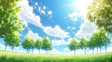 Sunny Day in a Meadow