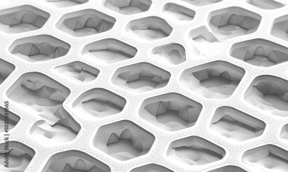Poster an abstract technology background with hexagonal design in eps10 format