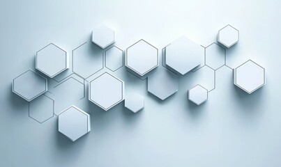 EPS10 hexagon concept design abstract technology background