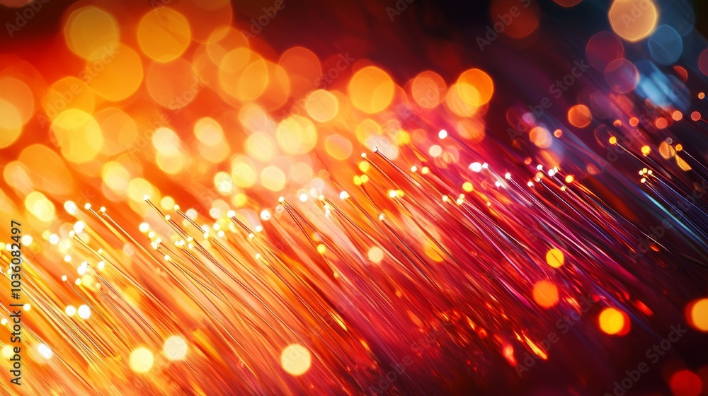 Poster animated technology background with speed lines: ideal for tech concepts and design projects