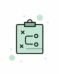 Plan Strategic Strategy Tactics Economics Market Abstract Flat Color
