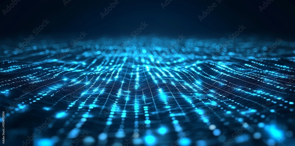 Poster graph design background with abstract sense of science and technology. modern illustration.